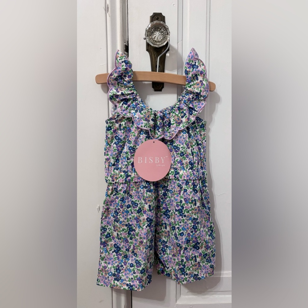 Bisby by Little English Flora romper NWT